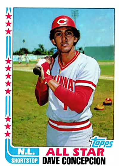 1982 topps dave concepcion as