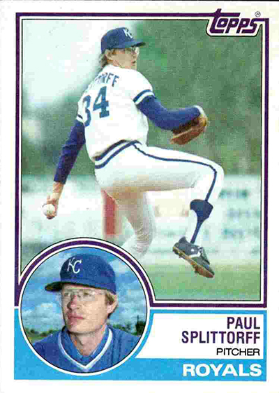 1983 topps paul splittorf