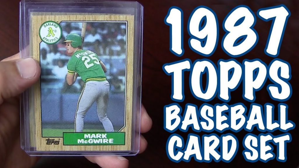 1987 topps baseball card set – vintage collector must-have