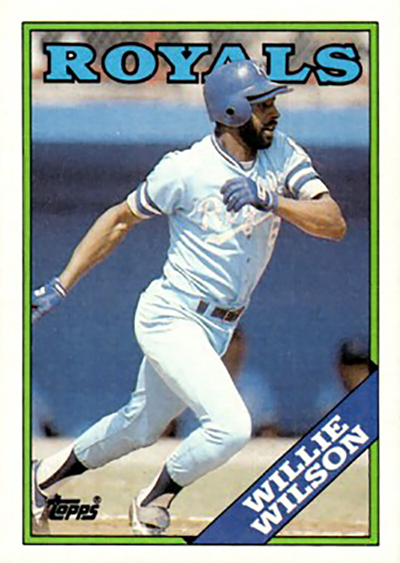 1988 topps willie wilson